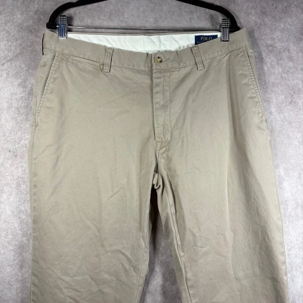Polo‎ Ralph Lauren Pants Mens 36x30 Khaki Chinos Classic Fit Cotton Twill Casual